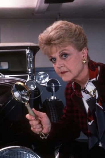 Angela Lansbury in the 1985 hit series 'Murder She Wrote'