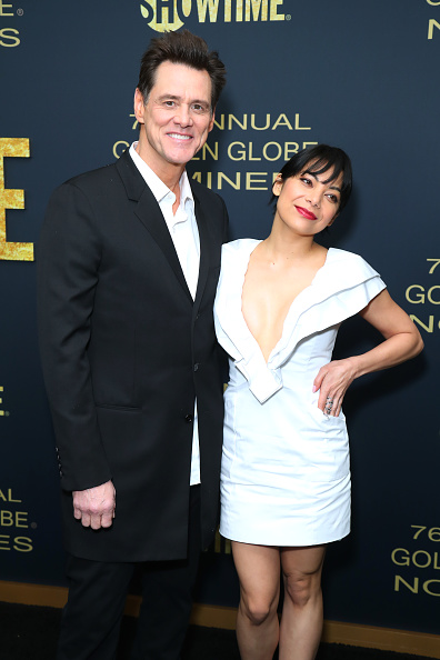 Jim Carry and Ginger Gonzaga (Source: Getty Images)