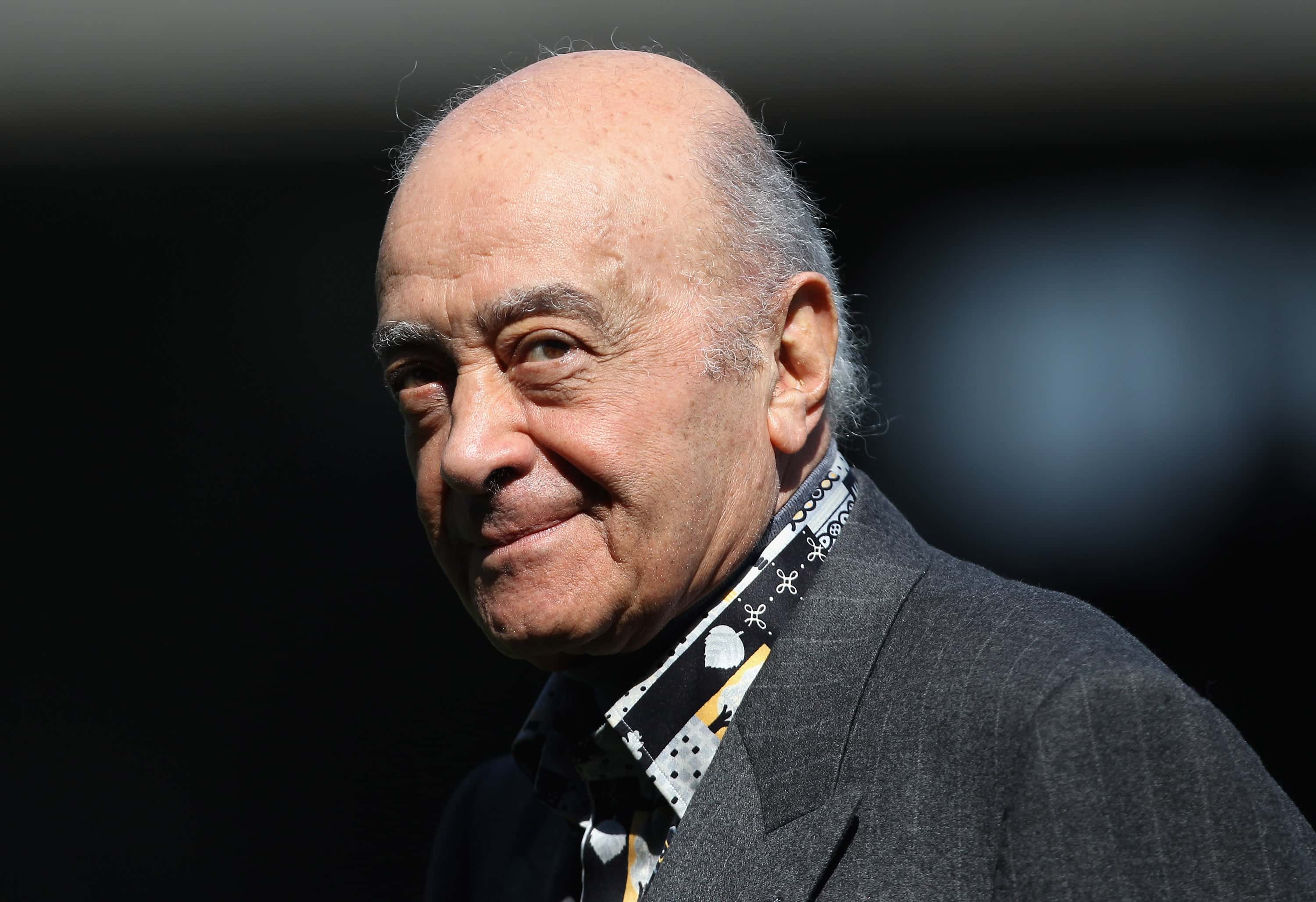 Fulham chairman Mohamed Al Fayed ahead of the Barclays Premier League match between Fulham and Wolverhampton Wanderers at Craven Cottage on April 17, 2010 in London, England.