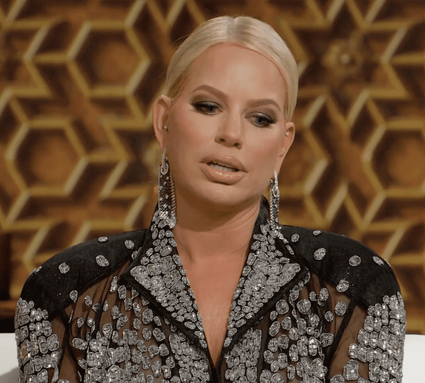 Caroline Stanbury in a still from 'RHODubai' reunion (Bravo)