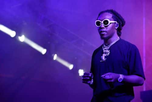 Rapper Takeoff of Migos performs on the Boom Boom Tent during the Kick-Off party for the 2017 Hangout Music Festival on May 18, 2017 in Gulf Shores, Alabama. (Photo by Frazer Harrison/Getty Images for Hangout Music Festival)