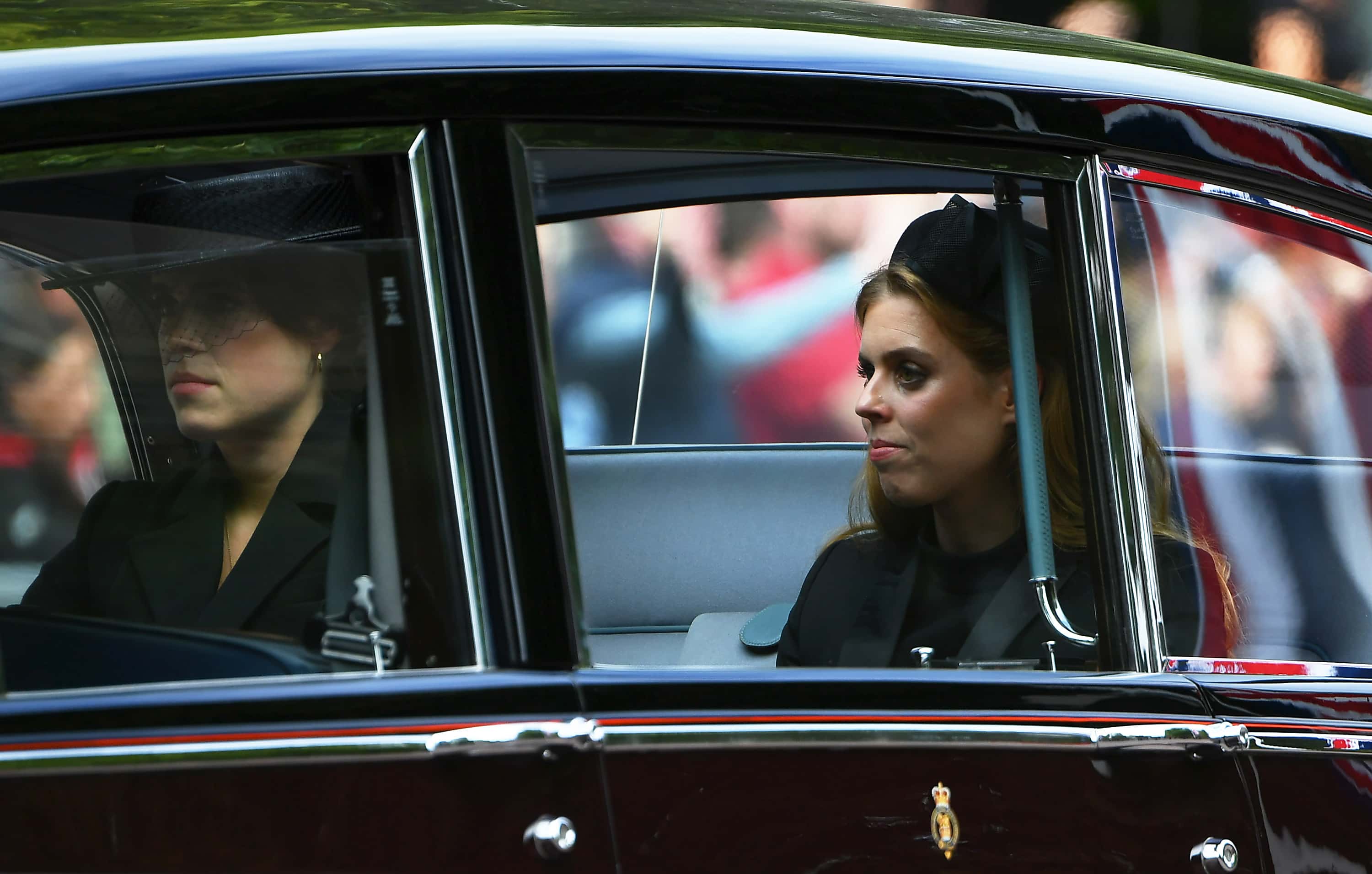 Princess Beatrice, recently appointed as Counsellor of State, leaves Westminster Abbey during the State Funeral of Queen Elizabeth II on September 19, 2022 in London, England. Elizabeth Alexandra Mary Windsor was born in Bruton Street, Mayfair, London on 21 April 1926. She married Prince Philip in 1947 and ascended the throne of the United Kingdom and Commonwealth on 6 February 1952 after the death of her Father, King George VI. Queen Elizabeth II died at Balmoral Castle in Scotland on September 8, 2022, and is succeeded by her eldest son, King Charles III.