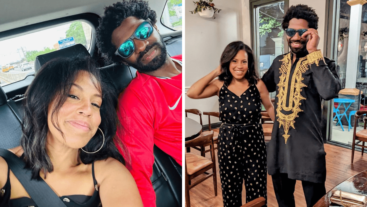 'Today' host Sheinelle Jones shares an intimate photo with husband Uche Ojhe from weekend fun (@sheinelle_0/Instagram)