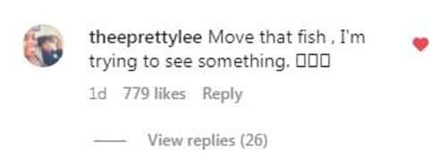 Screenshot of Instagram comment (Instagram/@prideofgypsies)