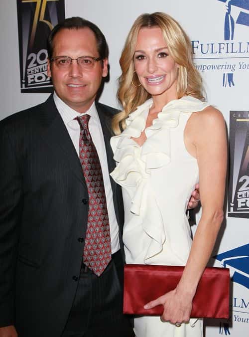 TV personality Taylor Armstrong (R) and husband Russell Armstrong attend the Annual STARS 2010 Benefit Gala at the Beverly Hilton Hotel on November 1, 2010 in Beverly Hills, California.