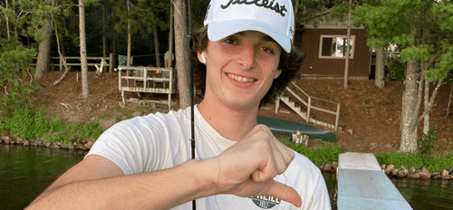 This year, Cormick played for Cretin Derham Hall, while last year he was a part of the Capitals. (Caring Bridge)