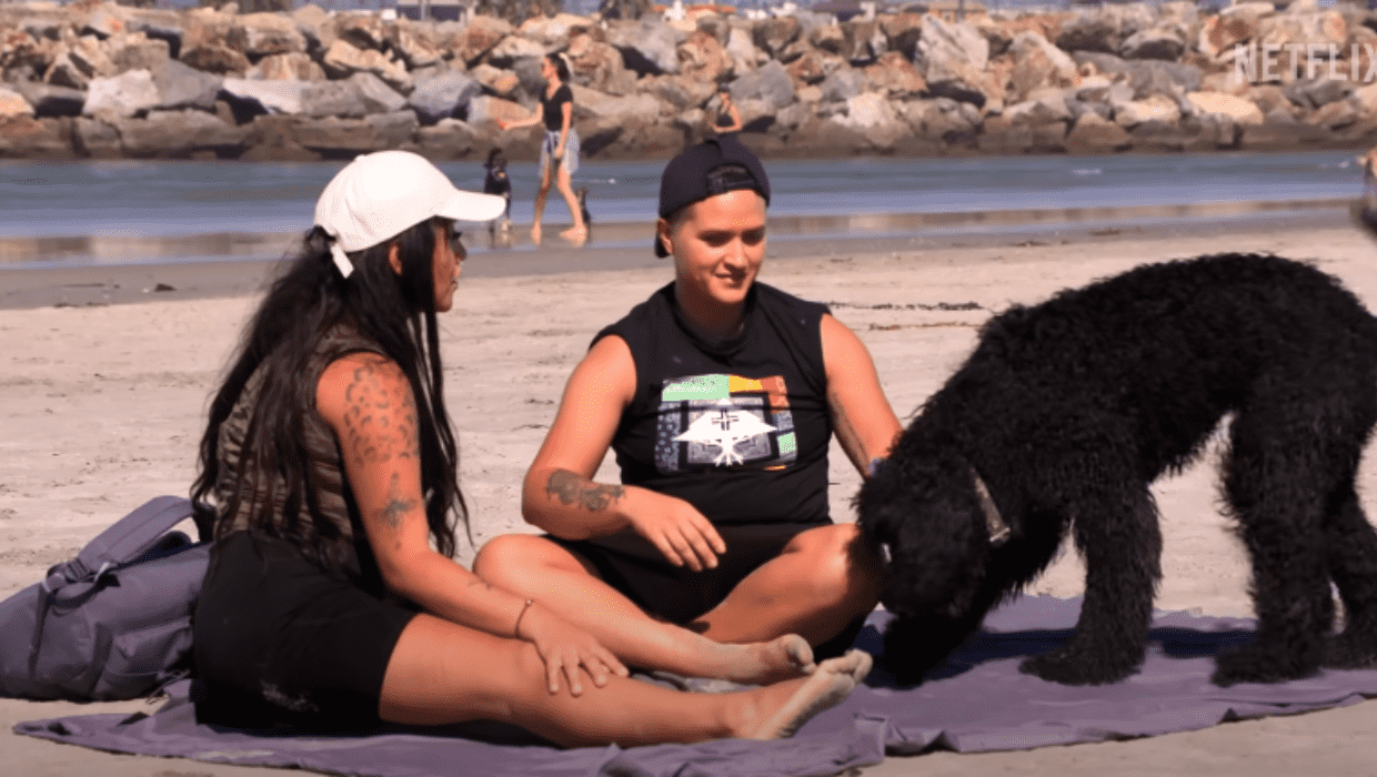 Mildred and Tiff in 'The Utlimatum: Queer Love' (YouTube/Netflix)