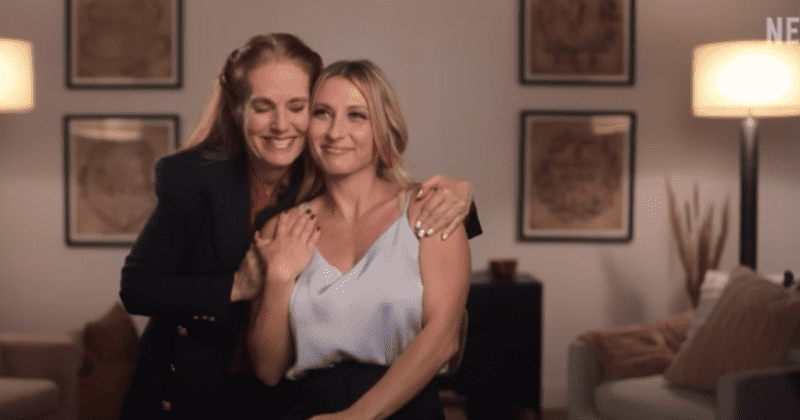 Charlotte Laws and her daughter in 'The Most Hated Man on the Internet' (YouTube/ Netflix)