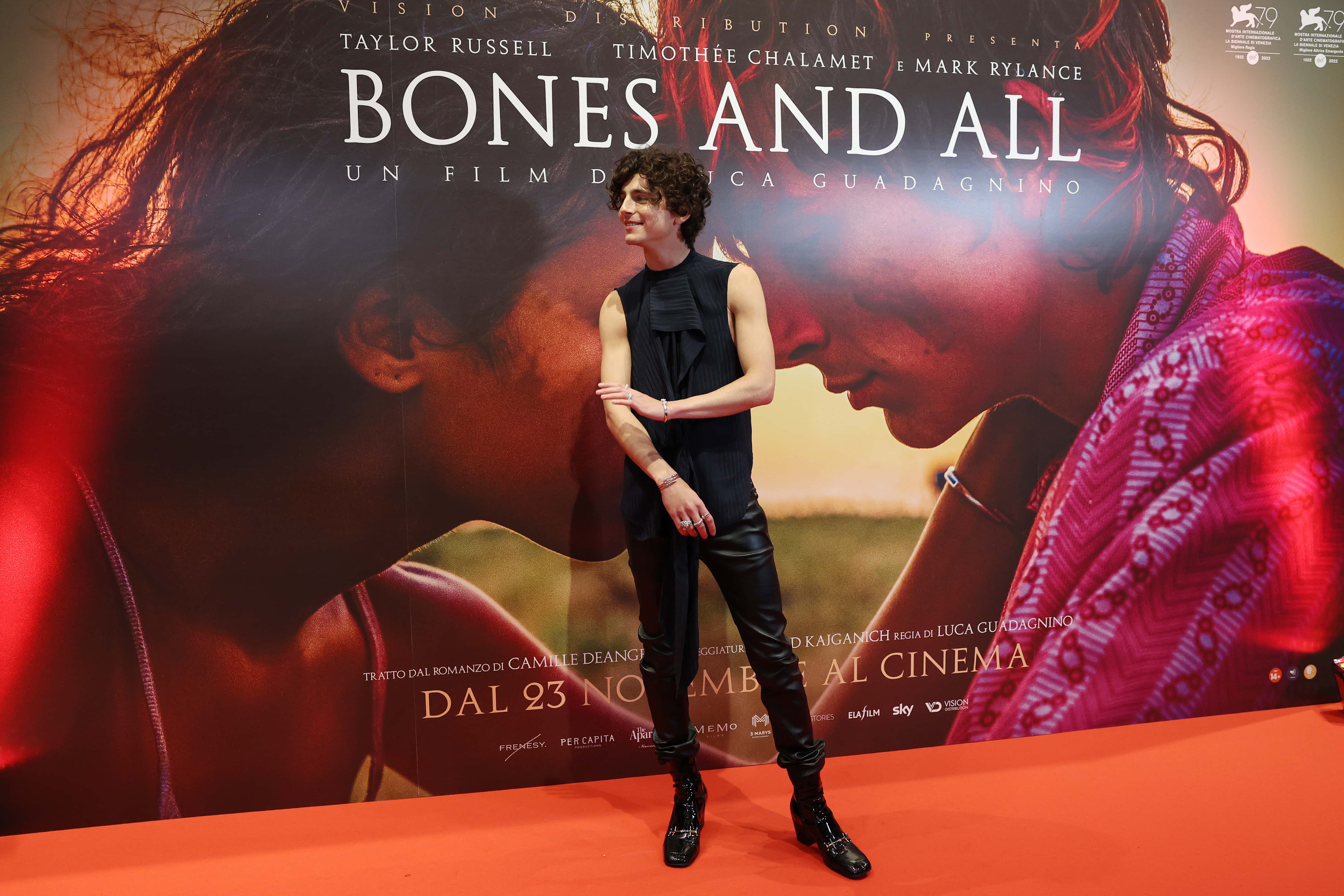 Timothée Chalamet attends the photocall for 