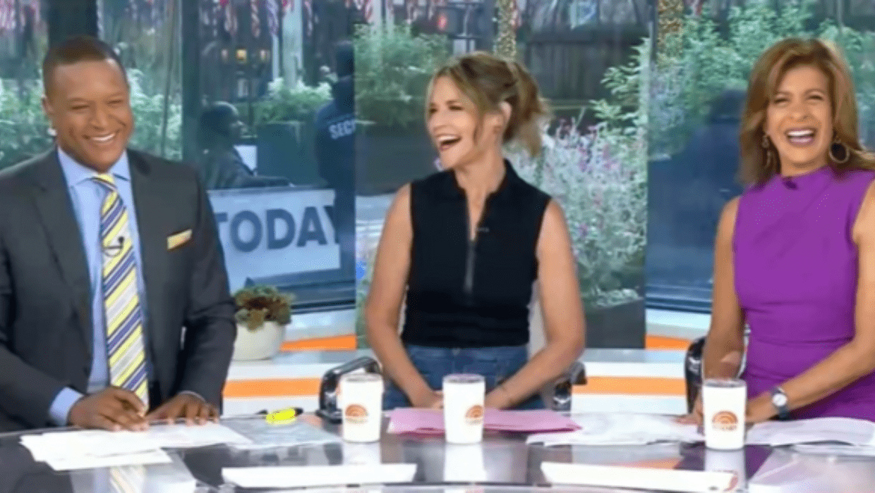 'Today' anchors Craig Melvin, Savannah Guthrie and Hoda Kotb share a laugh over Al Roker's mix up (NBC)