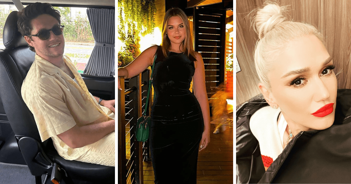 Niall Horan, Olivia Minogue, and Gwen Stefani (Instagram/niallhoran/olivia_minogue/gwenstefani)