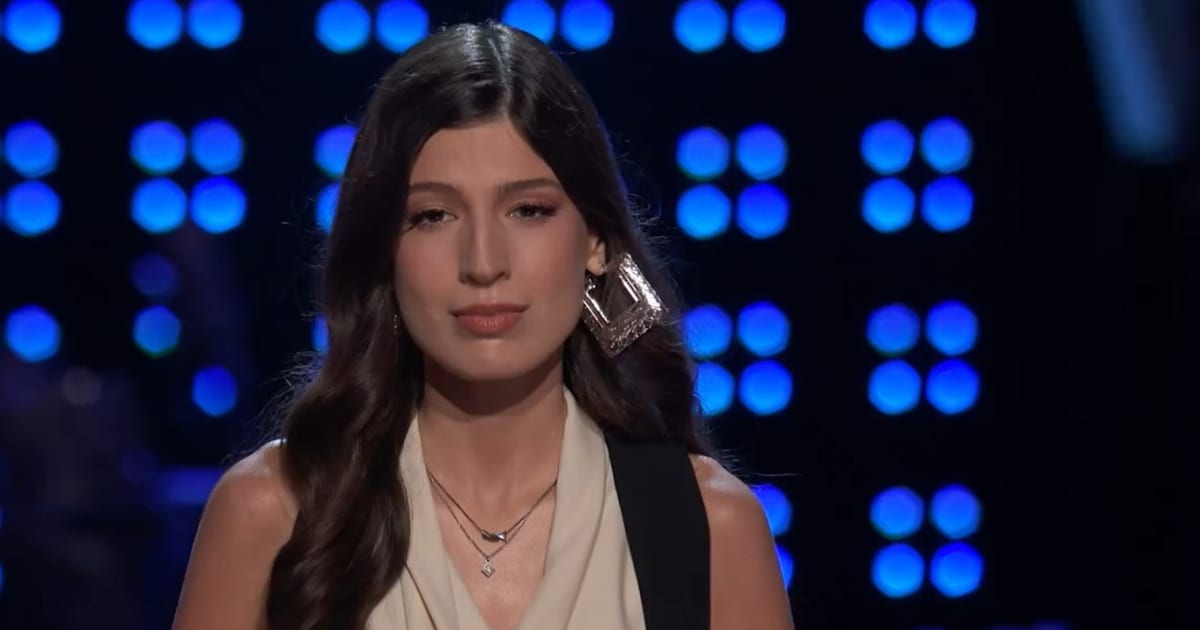 Angelina Nazarian gets eliminated in 'The Voice' Season 24 Battles (NBC)
