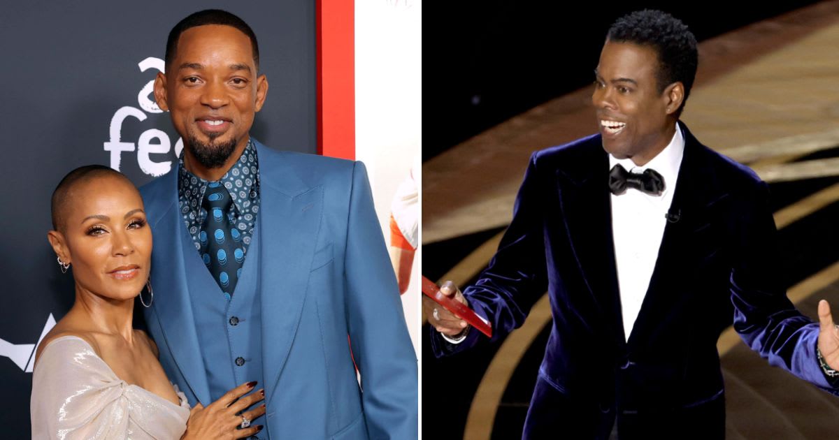 Jada Pinkett Smith claims Chris Rock (R) asked her out amid her and Will divorce rumors sparks memefest online (Getty Images)