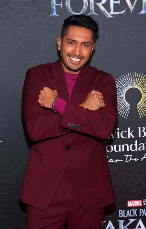 Tenoch Huerta Mejía attends the Black Panther: Wakanda Forever Red Carpet Screening at the Smithsonian National Museum of African American History and Culture on October 30, 2022 in Washington, DC.