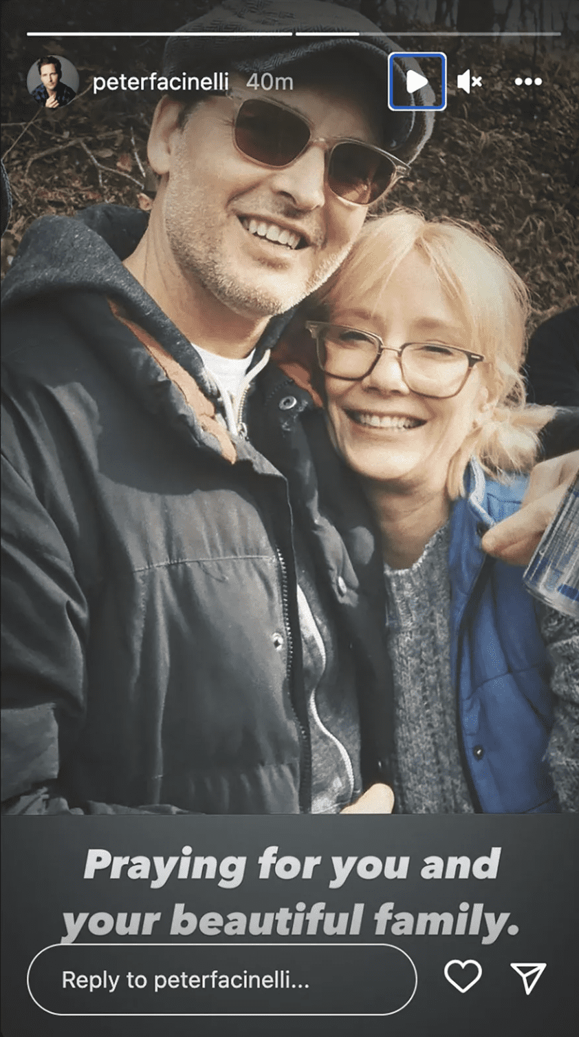 Peter Facinelli's message to Anne Heche (Peter Facinelli/Instagram)