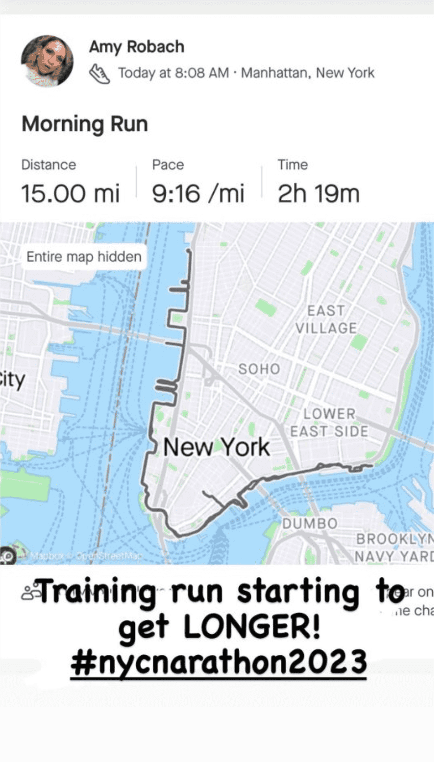 Amy Robach shared a snap of 