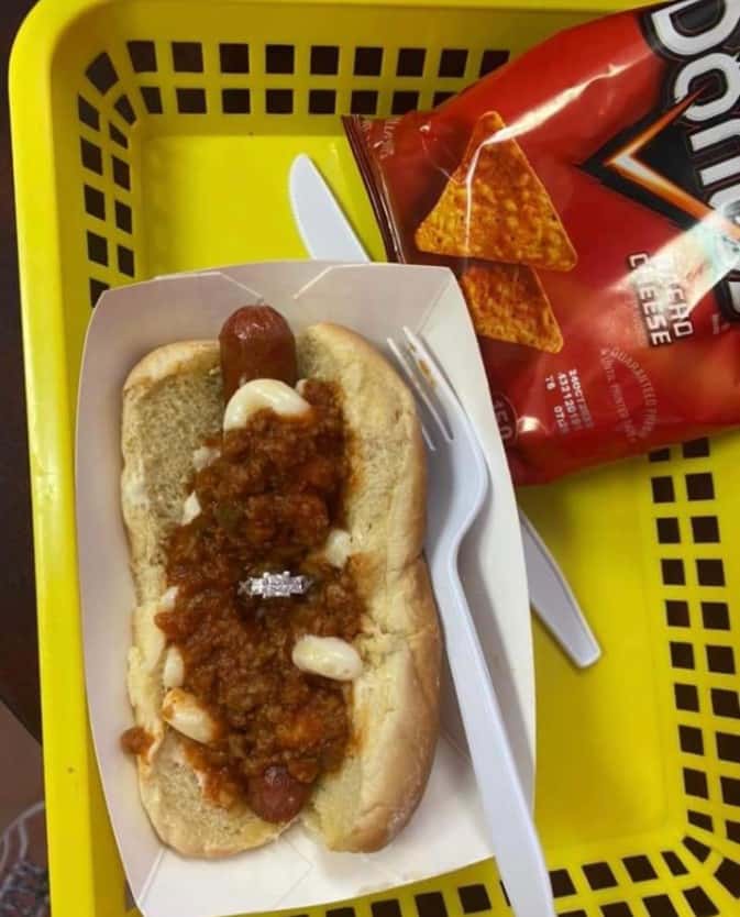 Florida man proposes with ring in the hot dog (Facebook/@Wacked Out Weiner)