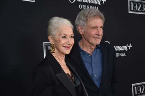 Helen Mirren and Harrison Ford attend the 