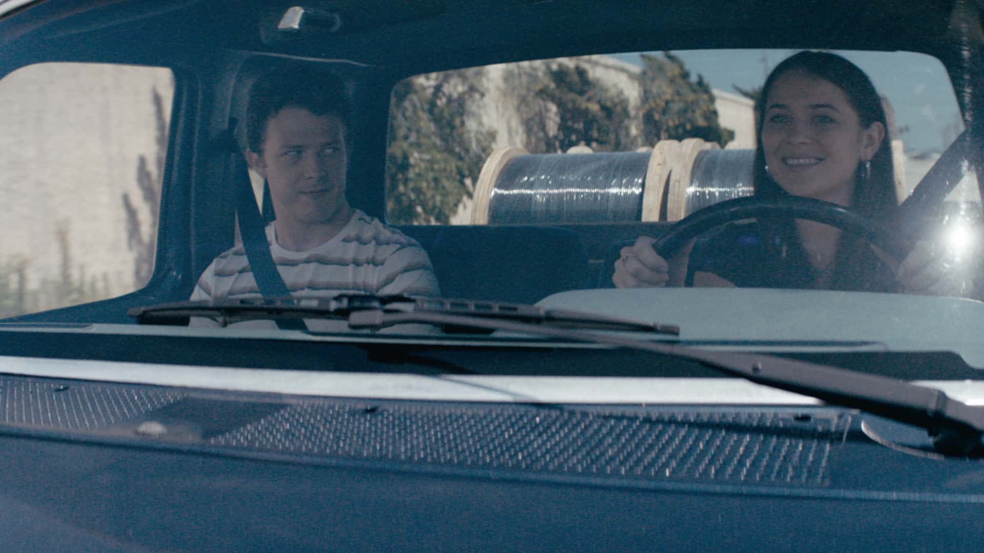 Kevin Csolak (Pope) and Jasper Polish (Julia) in 'Animal Kingdom' Season 6 (TNT)