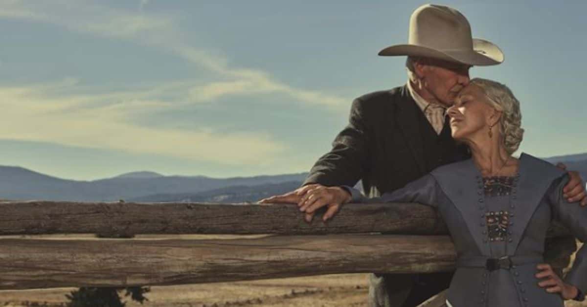 Paramount+ upcoming series '1923' starring Harrison Ford and Helen Miller in the periodic western drama (1923official/Instagram)