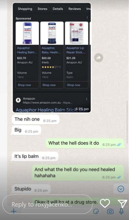 (@roxyjacenko/Twitter)