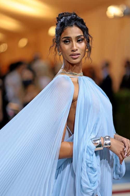 Imaan Hammam attends The 2022 Met Gala Celebrating
