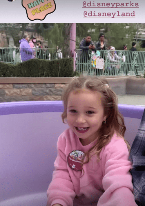 The actress took to Instagram to show various snaps of her two eldest children having a fun time and celebrating at the amusement park (Instagram/@hilaryduff)