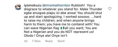 'RHOP' star Wendy Osefo's mother Iyon Susan Okuzu and Mia Thornton's feud on social media (Twitter/@@JaysRealityBlog)