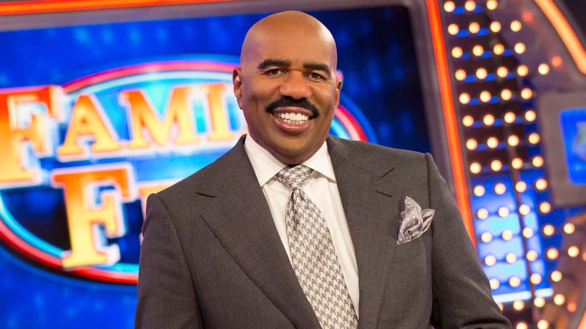 Steve Harvey in a still from 'Family Feud' (ABC)