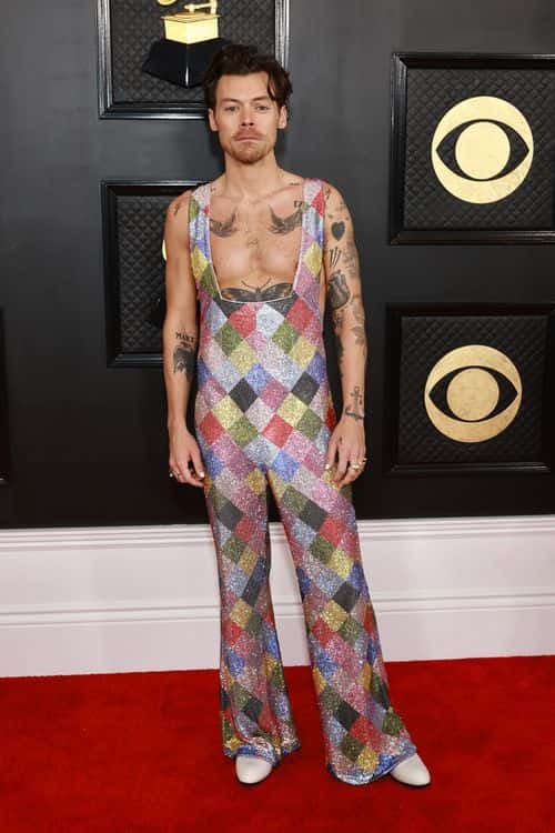 Harry Styles attends the 65th GRAMMY Awards on February 05, 2023 in Los Angeles, California.