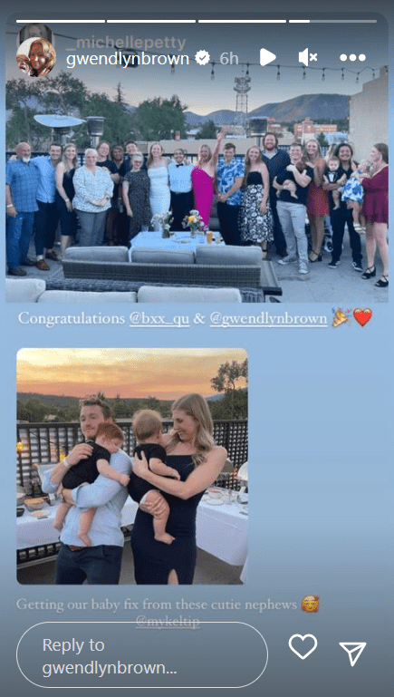 Kody Brown seen no where at 'Sister Wives' star Meri Brown's daughter Gwendlyn's wedding (Instagram/@gwendlynbrown)