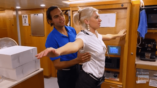 Crew Ben Willoughby and Camille Lamb in 'Below Deck' Season 10 (BravoTV)