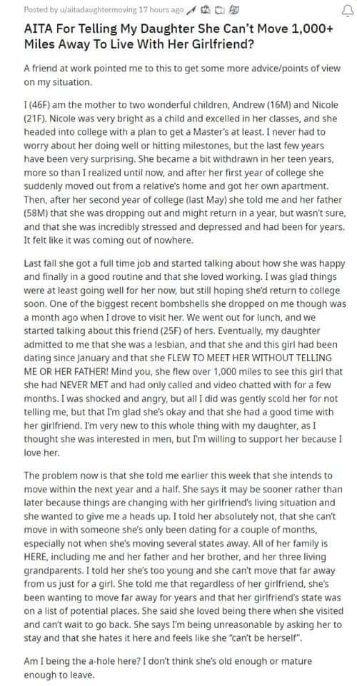 Reddit post (Reddit)