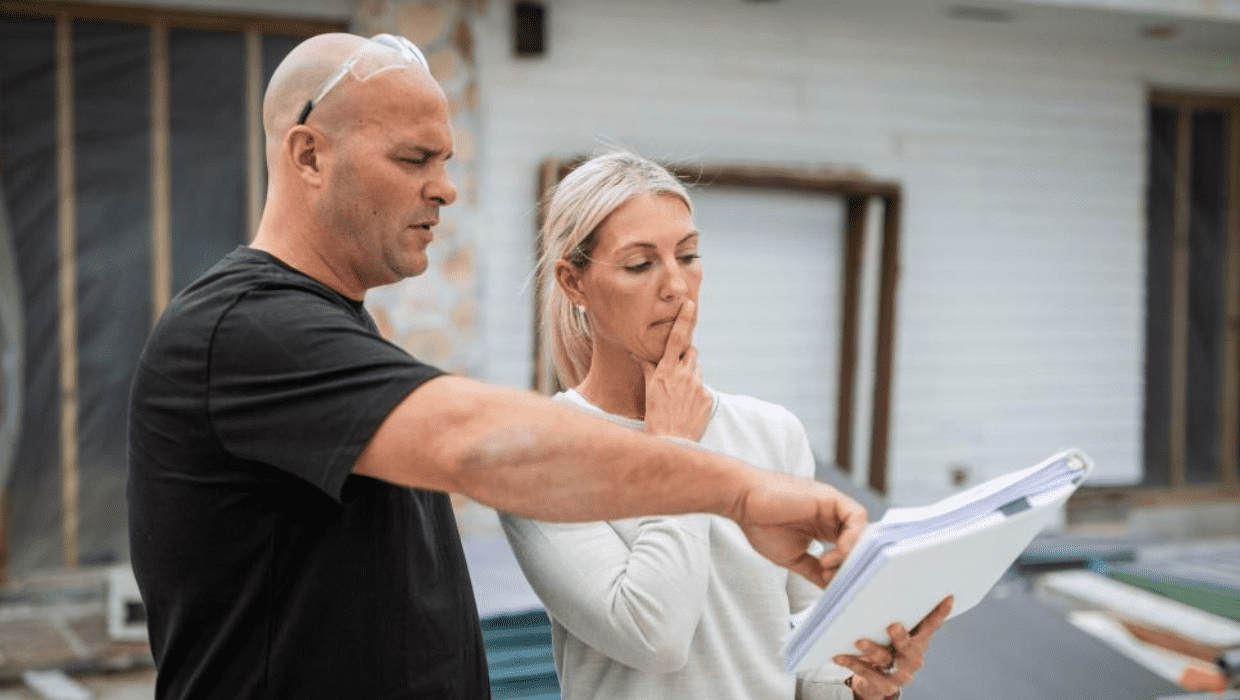 Bryan and Sarah Baeumler on 'Renovation Island' (HGTV)