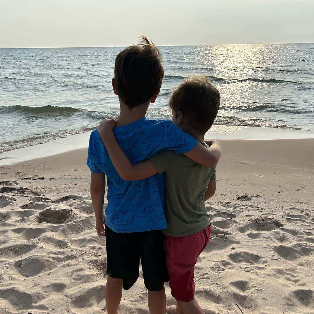 Ginger Zee's sons joined her on her trip to Michigan (@ginger_zee/Instagram)