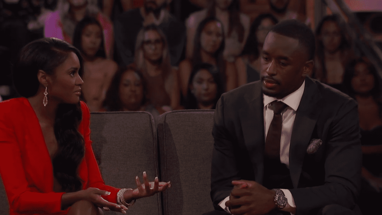 Charity Lawson and Xavier Bonner on 'The Bachelorette' Men Tell All (ABC)