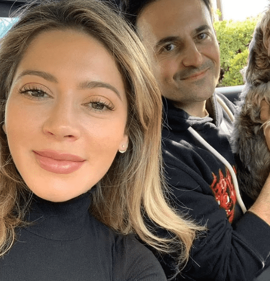 Dino Elyassnia with Nima Momeni's sister Khazarm (Dino Elyassnia/Instagram)