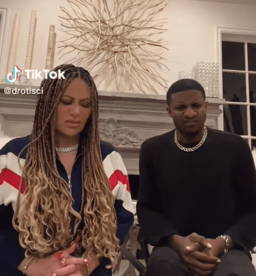 Jen Shah and Joshua Lamar in Jen's new  video mocking church (@therealjenshah/Instagram)