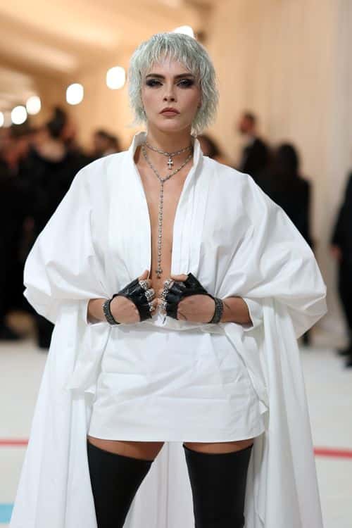 Cara Delevingne attends The 2023 Met Gala Celebrating 