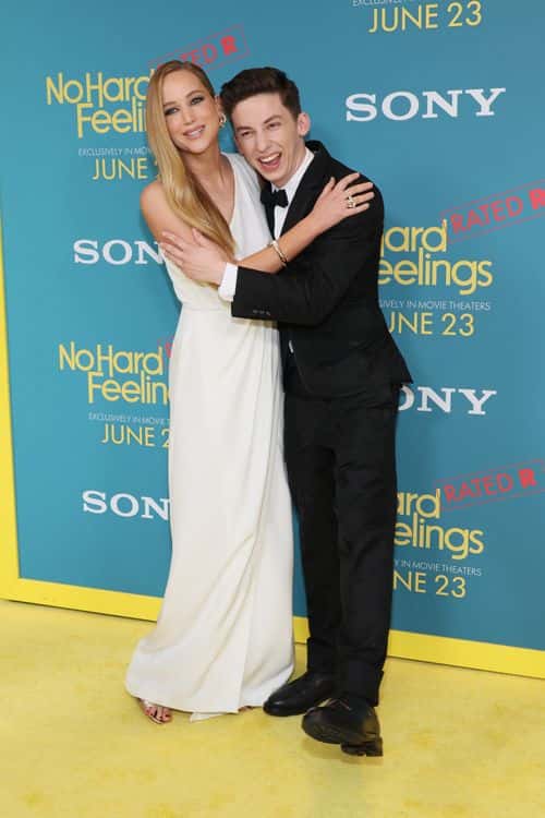 Jennifer Lawrence and Andrew Feldman attend Sony Pictures' 