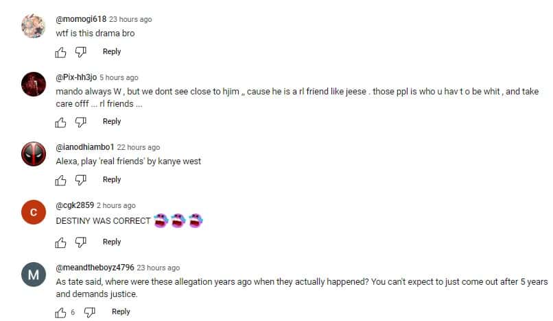 Comments on xQc (@xqcclips/YouTube)