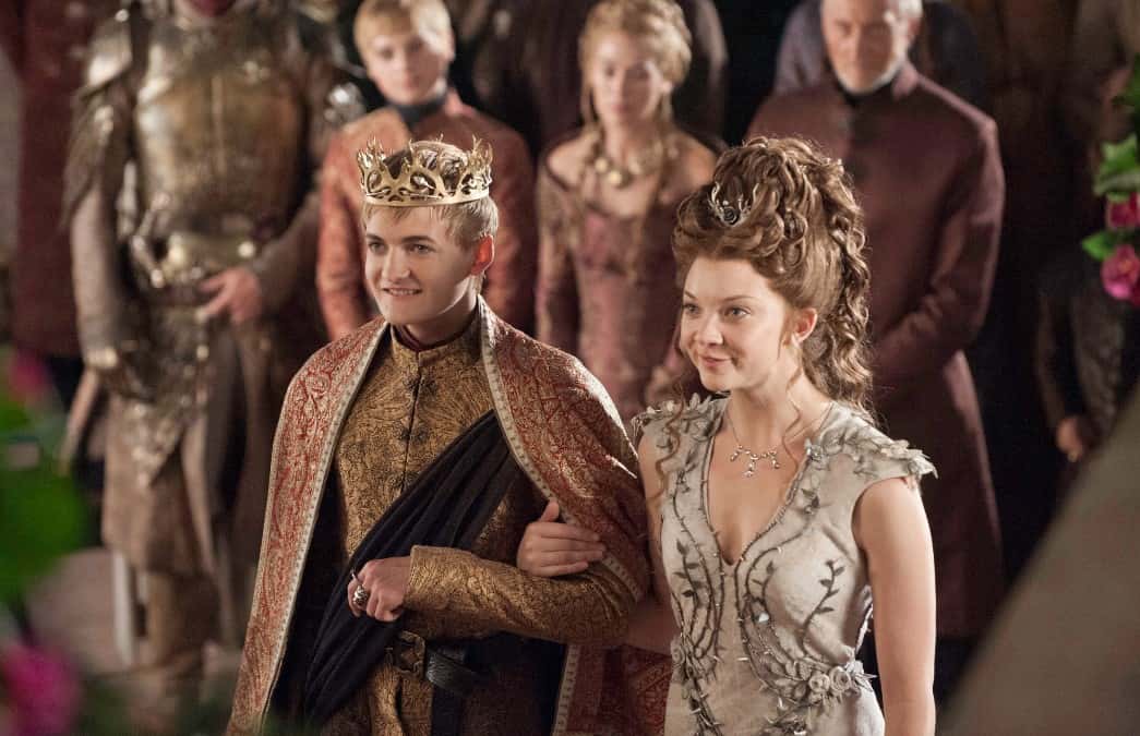 Jack Gleeson and Natalie Dormer as Joffrey Baratheon and Margaery Tyrell getting married in 'Game of Thrones' (IMDb/Jack Gleeson)