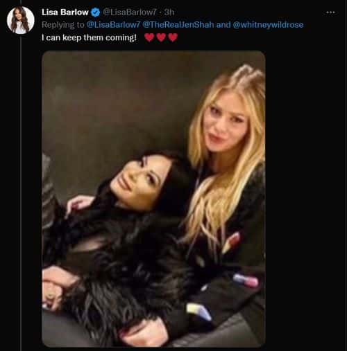 Lisa Barlow claps back at Jen Shah (Twitter/@LisaBarlow7)