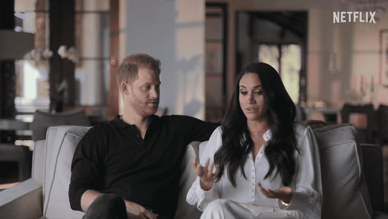 A still from 'Harry & Meghan' (Netflix)