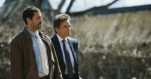 Adam Sandler and Ben Stiller in 'The Meyerowitz Stories' (2017) (IMDb)