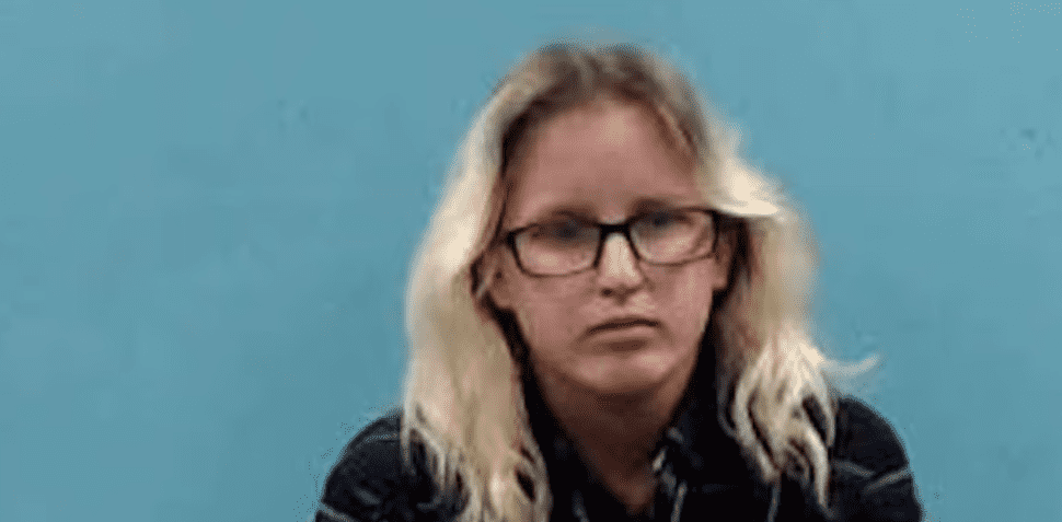 Breanna Runions, 25, used of murder is pictured in a Roane County mugshot (Roane County Sheriff's Office)