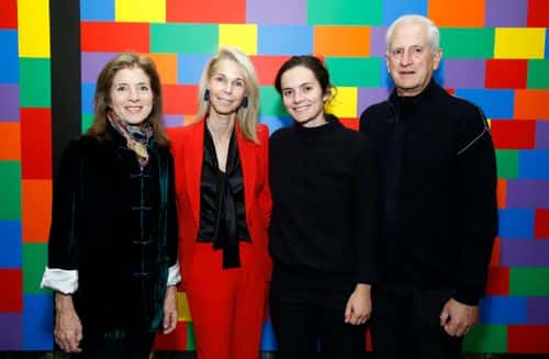 (L-R) Sharon Harel-Cohen, Caroline Kennedy, Rose Schlossberg and Edwin Arthur Schlossberg attend the 
