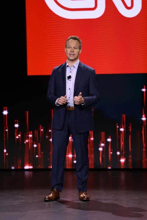 Chris Licht, Chairman and CEO, CNN Worldwide speaks onstage during the Warner Bros. Discovery Upfront 2022 show at The Theater at Madison Square Garden on May 18, 2022 in New York City.
