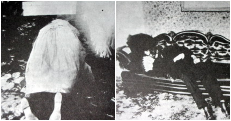 The bodies of Abby and Andrew Borden (Source: Wikipedia)