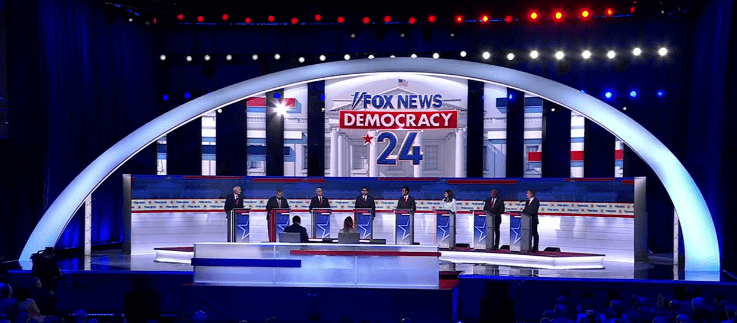 The song came up at Wednesday night's debate on Fox News, with moderator Martha MacCallum asking Florida Gov. Ron DeSantis why it was resonating so strongly with people (@foxnews/Youtube)